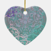 Eleganter Pembroke-WaliserCorgi Keramik Ornament (Hinten)