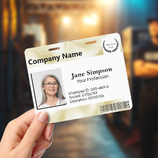 Eleganter perlmutterner Gold-Texturname-Tag Ausweis