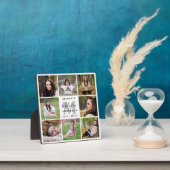 Eleganter Personalisiert 8 Foto Collage Abschluss Fotoplatte (InSitu)