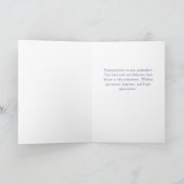 Eleganter Personalisierter Abschluss Karte (Innenseite)