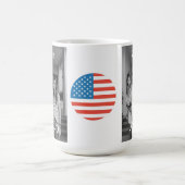 Eleganter personalisierter Bild- und Textstil Kaffeetasse (Mittel)