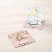 Eleganter Personalisierter Bohemischer Geburtstag Untersetzer (Vor Ort)