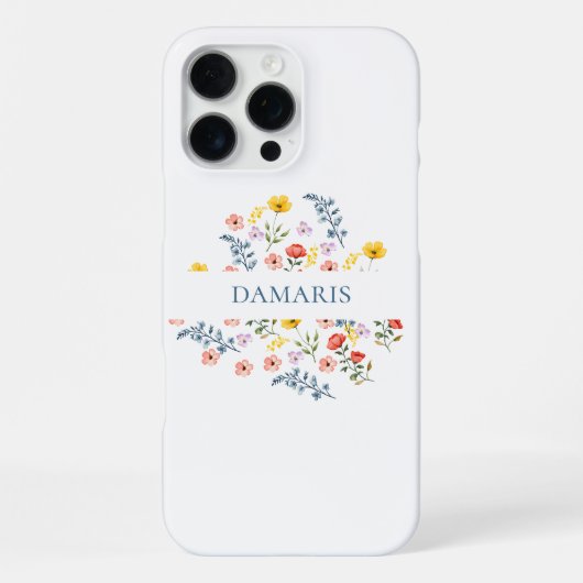 Eleganter Personalisierter Fall iPhone Hülle (Rückseite)