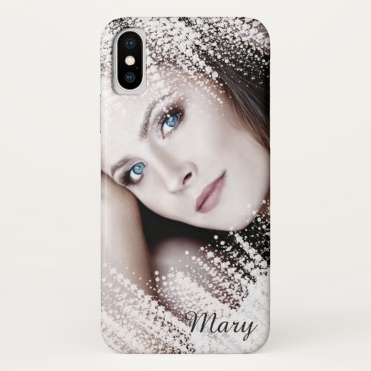 Eleganter Personalisierter Frauenphone Case - Stil (Rückseite)