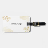 Eleganter Personalisierter Gepäckträger | Cus Gepäckanhänger (Vorderseite horizontal)