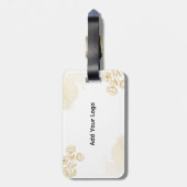 Eleganter Personalisierter Gepäckträger | Cus Gepäckanhänger (Rückseite vertikal)