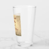 Eleganter Personalisierter Glückwunsch 50. Geburts Glas