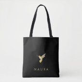 Eleganter Personalisierter Goldbrunnen Tasche (Vorderseite)