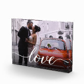 Eleganter Personalisierter Hochzeitblock "Liebe" Fotoblock (Rechts)