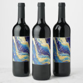 Eleganter Personalisierter Hochzeitswein Weinetikett (Flaschen)