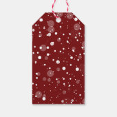 Eleganter Personalisierter Holly-Geschenktag Geschenkanhänger (Rückseite)