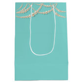 Eleganter Personalisierter Luxus-Geschenkbeutel mi Mittlere Geschenktüte (Rückseite)