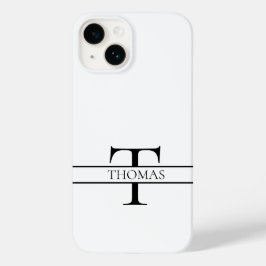 Eleganter Personalisierter Mit Monogramm Individue Case-Mate iPhone 14 Hülle