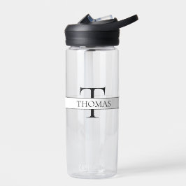 Eleganter Personalisierter Mit Monogramm Individue Trinkflasche