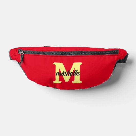 Eleganter Personalisierter Name Anfangsbuchstabe Bauchtasche (Ablage )