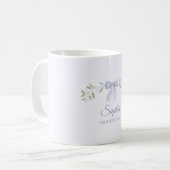 Eleganter Personalisierter Name Bridesmaid Vorschl Kaffeetasse (Vorderseite Links)