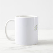 Eleganter Personalisierter Name Bridesmaid Vorschl Kaffeetasse (Links)