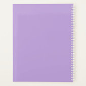 Eleganter Personalisierter Name des digitalen Lave Planer (Rückseite)