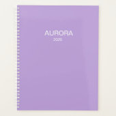 Eleganter Personalisierter Name des digitalen Lave Planer (Vorderseite)