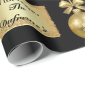 Eleganter Personalisierter Name Geschenkpapier (Rolleneckpunkt)