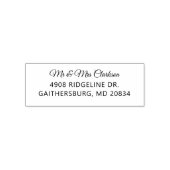 Eleganter Personalisierter Name Permastempel (Design)