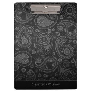 Eleganter personalisierter Pisley Klemmbrett