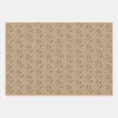 Eleganter Personalisierter Renaissance Gothic Grif Geschenkpapier Set (Vorderseite 3)