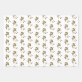 Eleganter Personalisierter Renaissance Gothic Grif Geschenkpapier Set (Vorderseite)