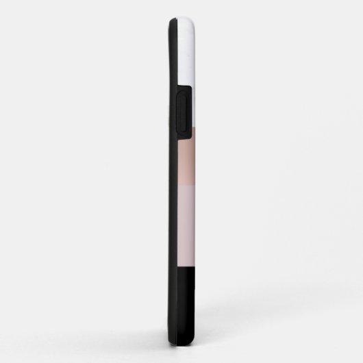 Eleganter personalisierter Rosengoldmarmor Case-Mate iPhone Hülle (Hinten/Rechts)