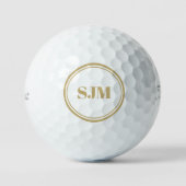 Eleganter personalisierter Titleist aus Monogramm Golfball (Vorderseite)