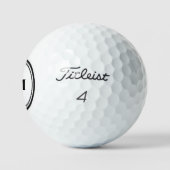 Eleganter personalisierter Titleist aus Monogramm Golfball (Logo)