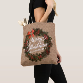 Eleganter Personalisierter Weihnachtskranz | Tasch Tasche