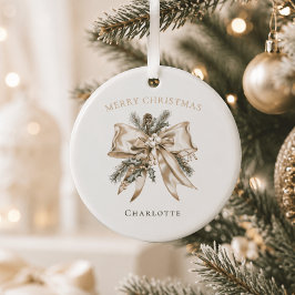 Eleganter personalisierter Weihnachtsschmuck