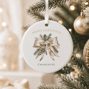 Eleganter personalisierter Weihnachtsschmuck