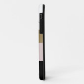 Eleganter personalisierter weißer Marmor Case-Mate iPhone Hülle (Hinten/Links)