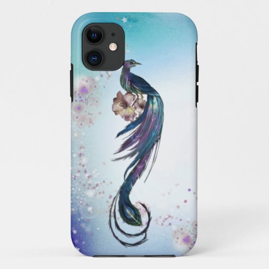 Eleganter Pfau-Fantasie-Kunst iPhone 5 Fall Case-Mate iPhone Hülle (Rückseite)