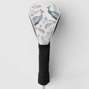 Eleganter Pfau Floral Vintage (7) Golf Headcover