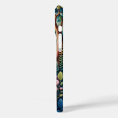 Eleganter Pfau im Fall des verzauberten Waldes Case-Mate iPhone Hülle (Rückseite / Links)