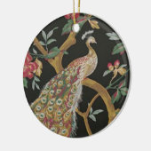 Eleganter Pfau Keramik Ornament (Links)