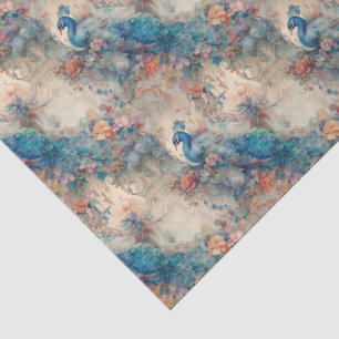 Eleganter Pfau Seidenpapier