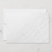 Eleganter Pfau versieht Hochzeits-Einladungen mit Einladung (Rückseite)