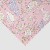 Eleganter Pfauen-Schmuck Seidenpapier (Detail)