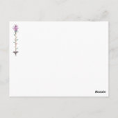 Eleganter Pfeil Postkarte 3 (Rückseite)