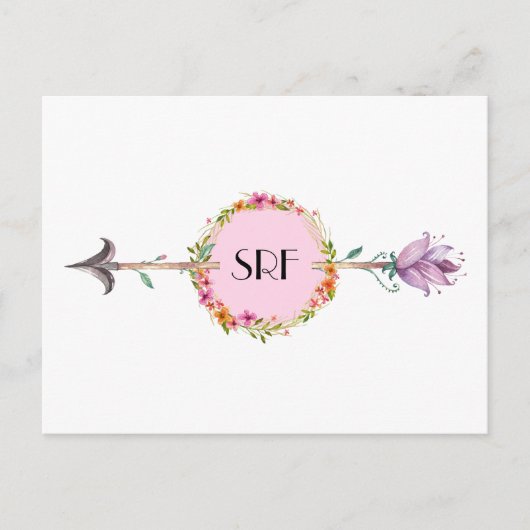 Eleganter Pfeil Postkarte 3 (Vorderseite)