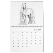 Eleganter Pferde-Malender-Kalender Kalender (Mär 2027)
