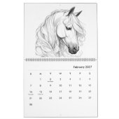 Eleganter Pferde-Malender-Kalender Kalender (Feb 2027)