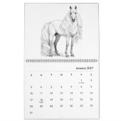 Eleganter Pferde-Malender-Kalender Kalender (Jan 2027)
