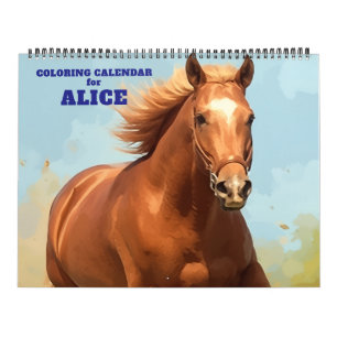 Eleganter Pferde-Malender-Kalender Kalender