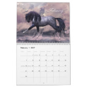 Eleganter pferdeartiger kalender (Feb 2027)