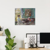Eleganter Pianist, Improvisation von Childe Hassam Poster (Heimbüro)